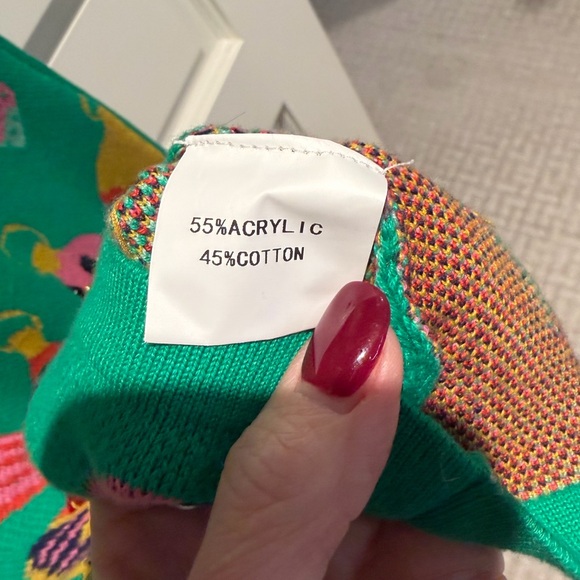 NWOT Queen of Sparkles Ornament Sweater Dress - Size XS - Multicolored - Picture 5 of 7